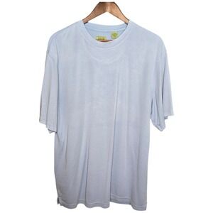 IZOD Modal Blend T-Shirt Soft‎ Casual Short Sleeve Top Blue Men's XL